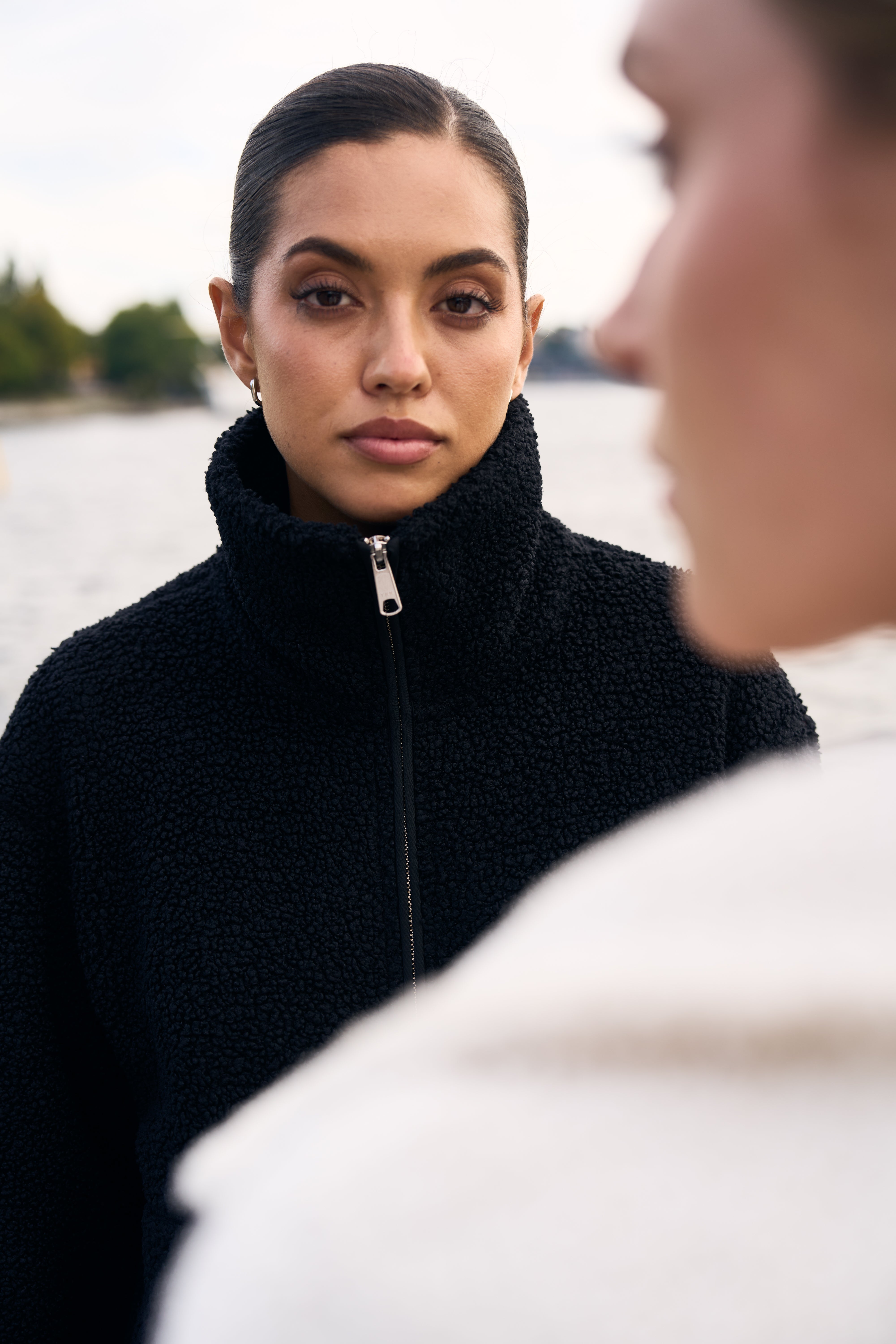 Ninepine Fleece Jacket Black - versatile, thoughtfully designed, luxury of comfort from Stockholm, Sweden.